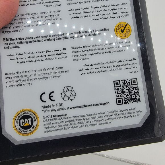 Cat Active Urban Case For Iphone 5, 5s, White, Rugged, NEW - Picture 7 of 7